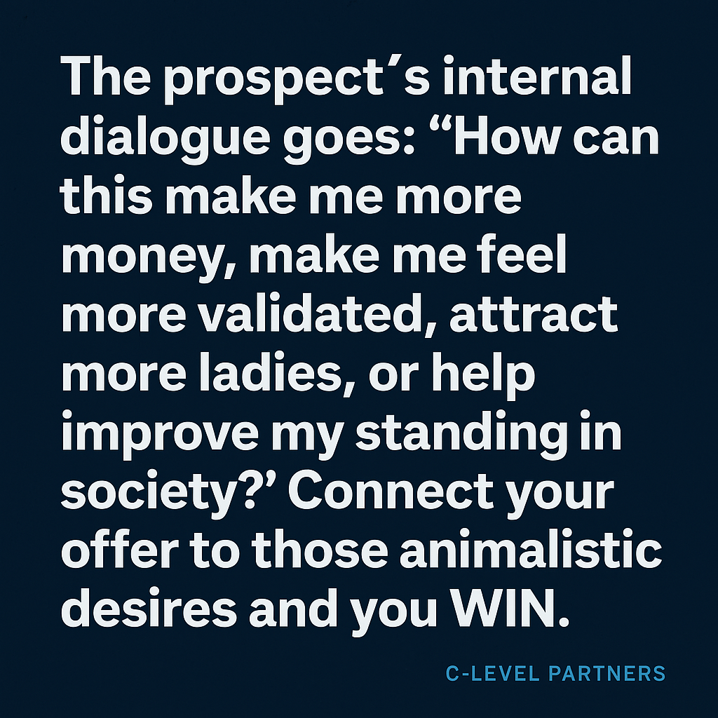 Tap Into Your Prospect's Inner Dialogue